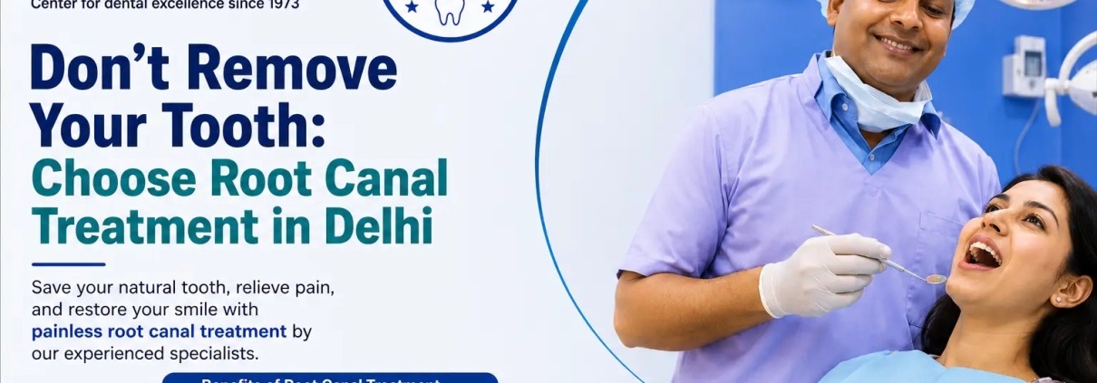 Don’t Remove Your Tooth_ Choose Root Canal Treatment in Delhi